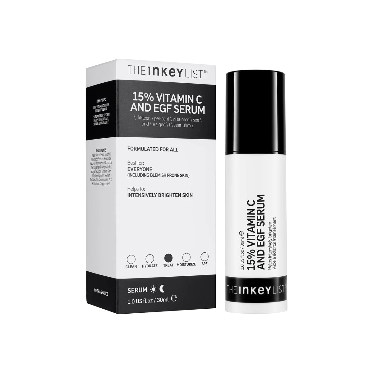 THE INKEY LIST VIT C & EGF SERUM 30ML - Anwar Store