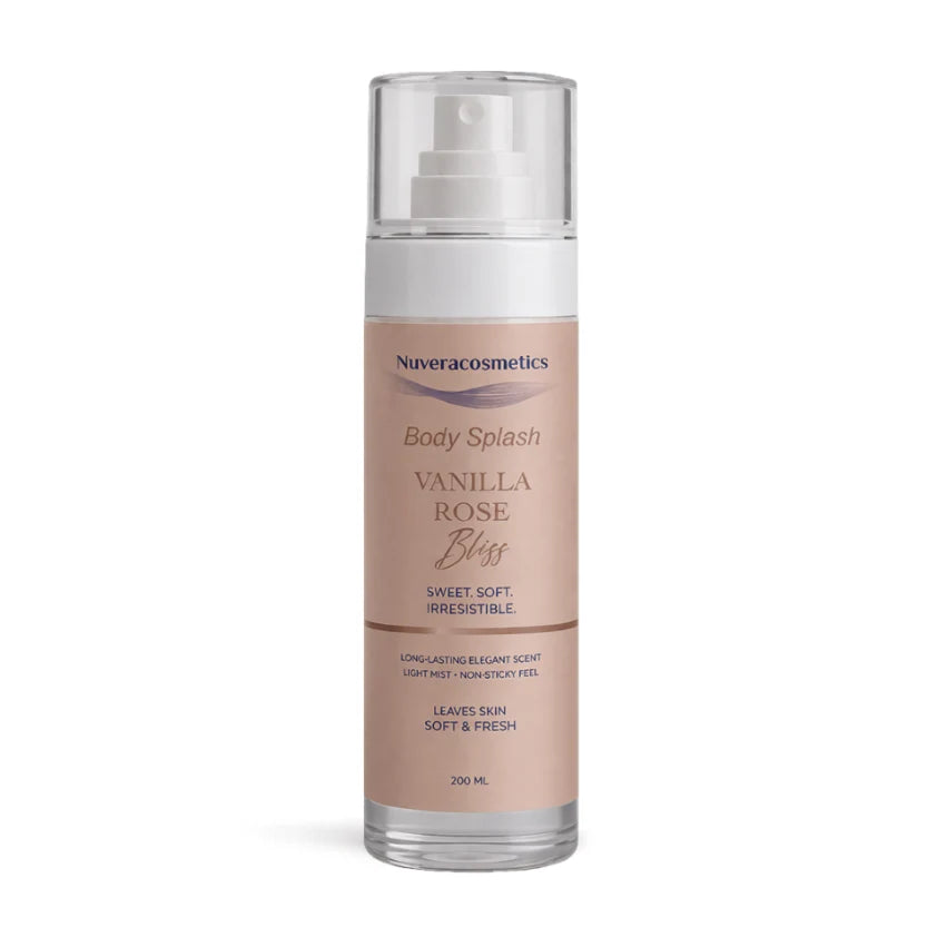 NUVERACOSMETICS VANILLA ROSE BLISS BODY SPLASH 200ML
