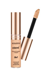 TOPFACE SENSITIVE MINERAL 3IN1 CONCEALER . CONTOUR . FOUNDATION 002 VEGAN 12ML - Anwar Store
