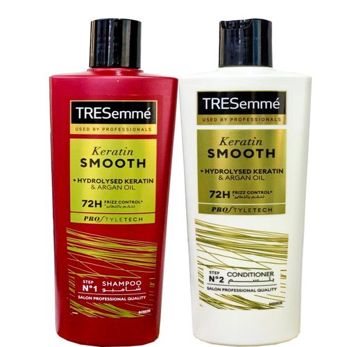 TRESemmé Shampoo & Conditioner Keratin Smooth & Straight 400ml - Anwar Store