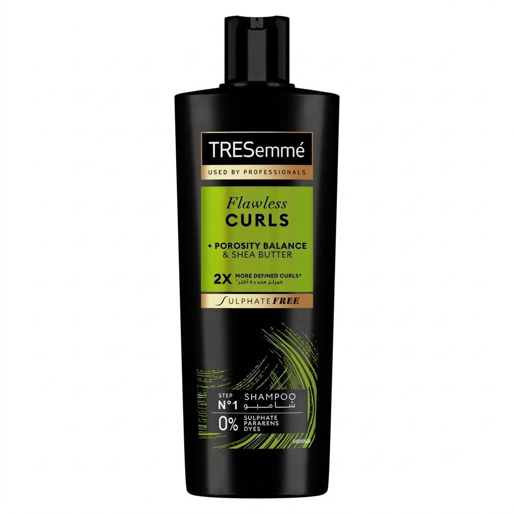 TRESEMME SULFATE FREE SHAMPOO FLAWLESS CURLS+POROSITY BALANCE&SHEA BUTTER 350ML - Anwar Store