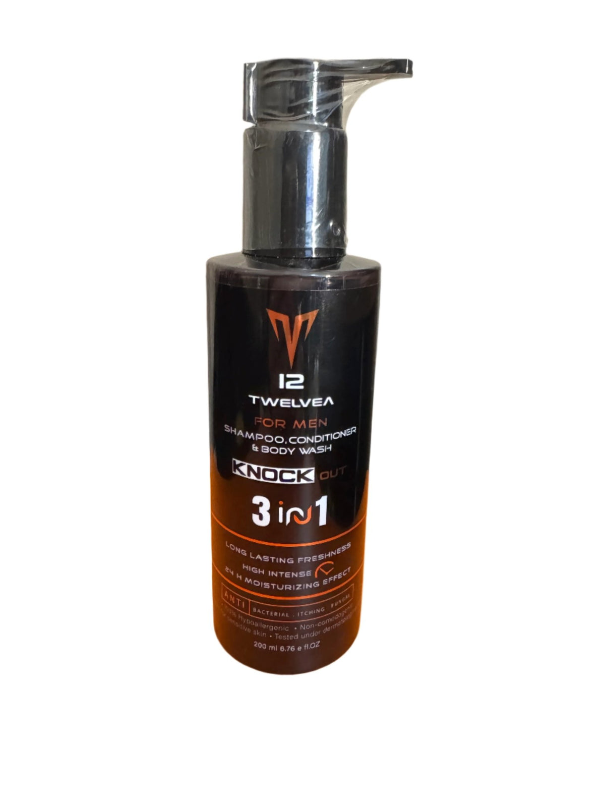TWELVEA FOR MEN KNOCK 3 IN 1 (SHAMPOO+COND+BODY WASH) 200ML - Anwar Store