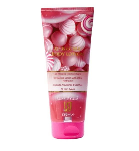 U-RICHI BODY LOTION (BUBBLE GUM) 226ml - Anwar Store