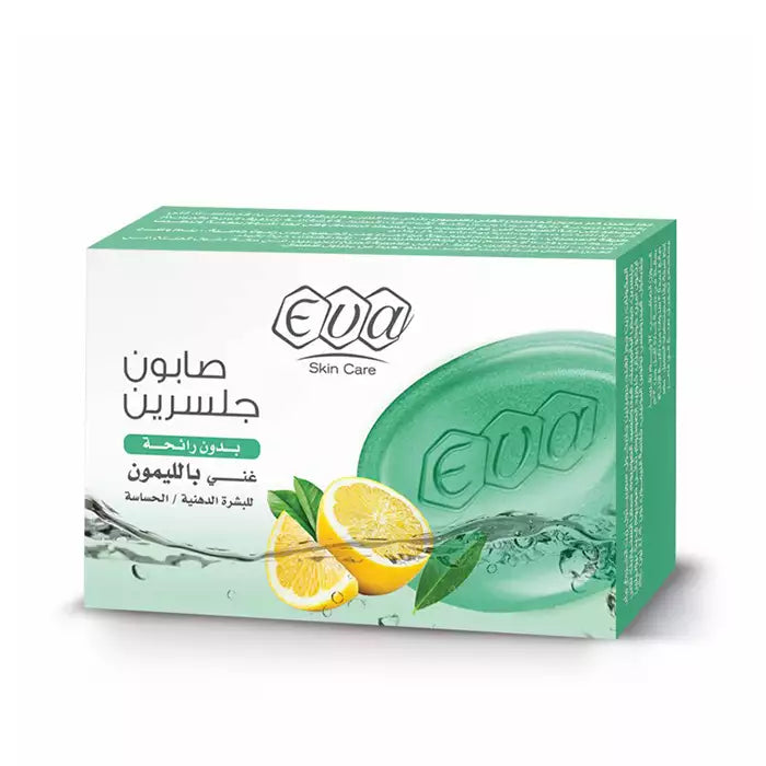 EVA GLYCERIN SOAP WITH LEMON FOR OILY / SENSITIVE SKIN 120GM