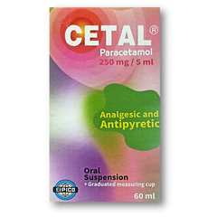 CETAL 250MG/5ML 60ML SUSPENSION