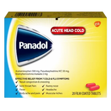 PANADOL ACUTE HEAD COLD 20 FILM COATED TAB