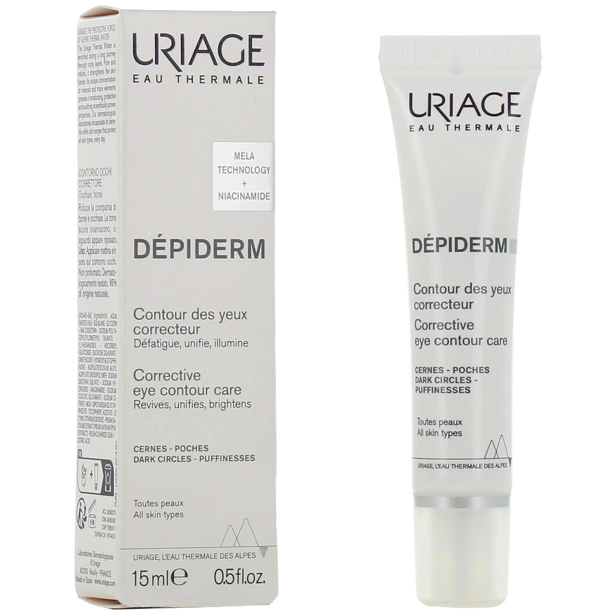 URIAGE DEPIDERM CONTOUR DES YEUX CORRECTEUR 15ML - Anwar Store