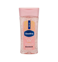 VASELINE GLAZED AND GLISTEN SUNLIT GLOW BODY GEL OIL VANILLA COCOA 200 ML - Anwar Store