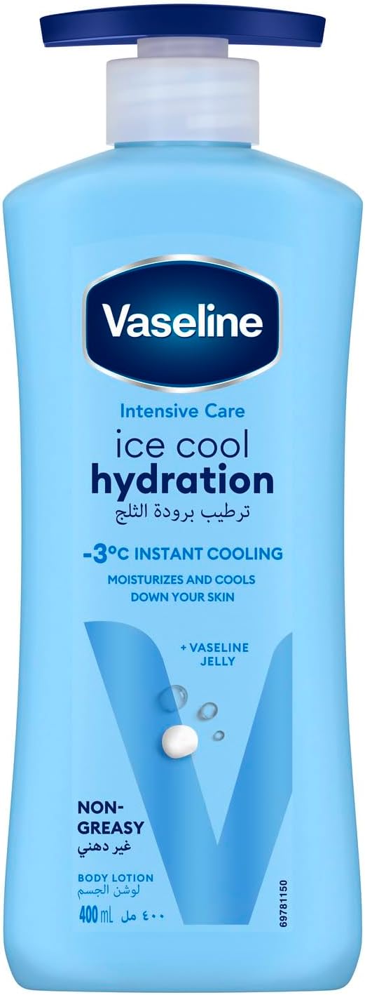 VASELINE INTENSIVE CARE ICE COOL HYDRATION BODY LOTION 400ML 15% OFF - Anwar Store