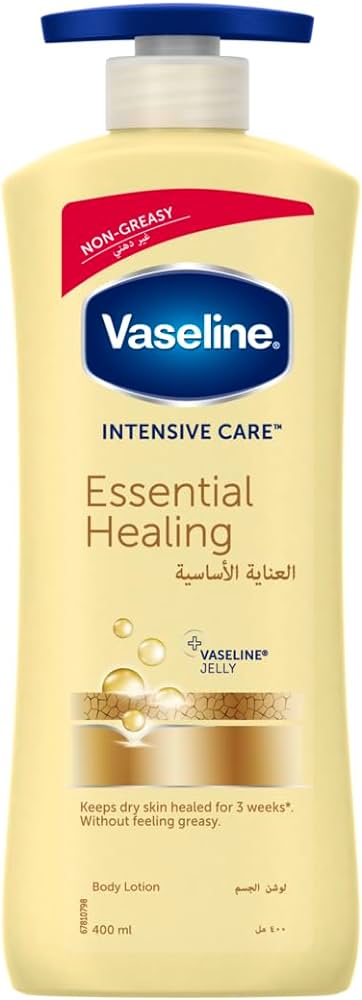 VASLINE INTENSIVE CARE ESSENTIAL HEALING BODY LOTION 400ml - Anwar Store