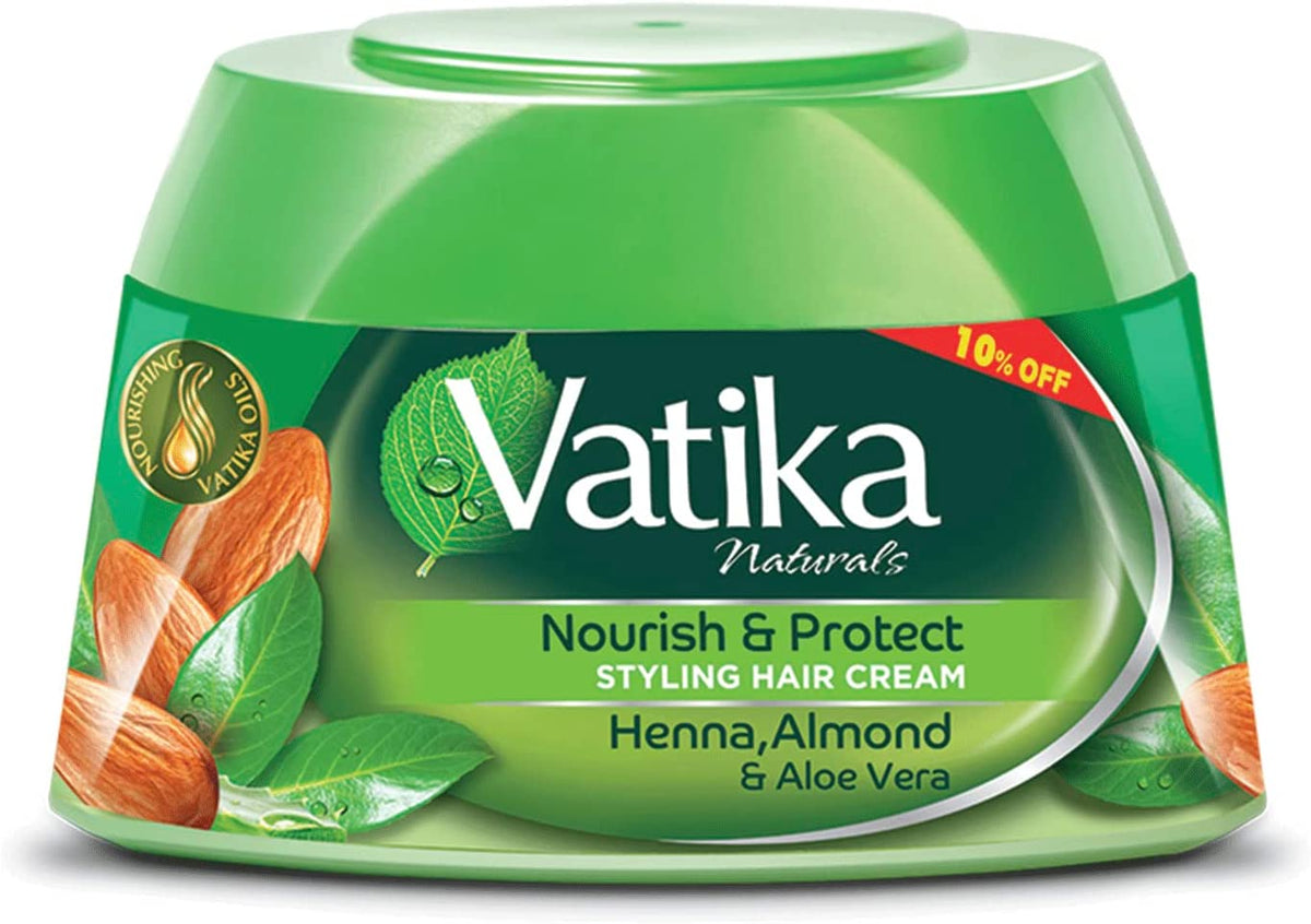 VATIKA HAIR CREAM HENNA - ALMOND - ALOE VERA 125ML 10% OFF - Anwar Store