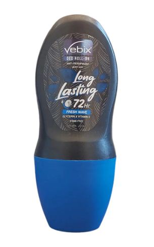 Vebix Roll On Fresh Wave Deodorant 50ml - Anwar Store