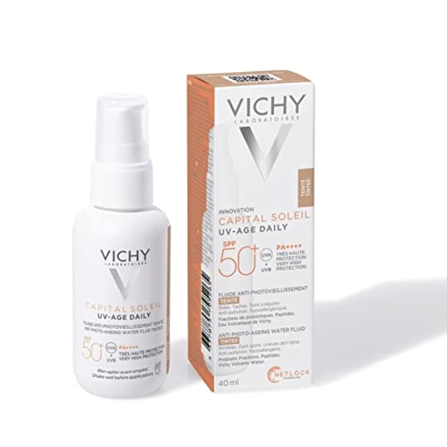 Vichy Capial Soleil UV Age Daily SPF50+ TINTED 40ml - Anwar Store
