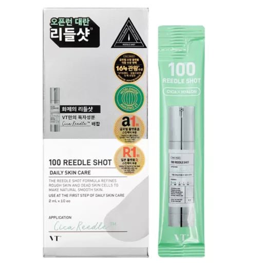 VT Cosmetics Renewing serum in ampoules Reedle Shot 100 2ML*10 - سيروم للوجه Vt 2 مل