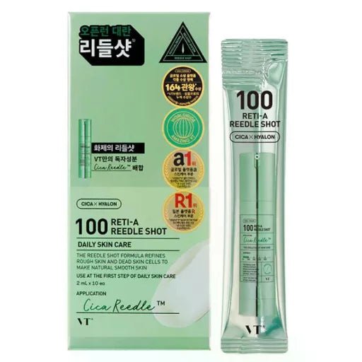 VT Cosmetics Reti-A Reedle Shot 100 2mlx10 - مكياج Vt