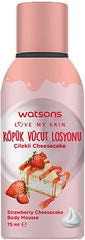 WATSONS BODY MOUSSE STRAWBERRY CHEESECAKE 75ML - Anwar Store