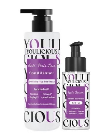 Youlicious Anti Hair Loss Conditioner 400ml + Hair Serum 100ml - Anwar Store