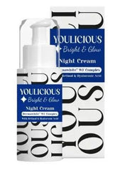 YOULICIOUS BRIGHT & GLOW NIGHT CREAM 50Ml - Anwar Store