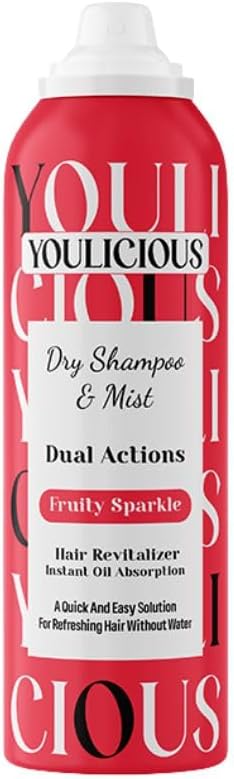 Youlicious Dry Shampoo & Hair Mist Fruity Sparkle 200ml - Anwar Store