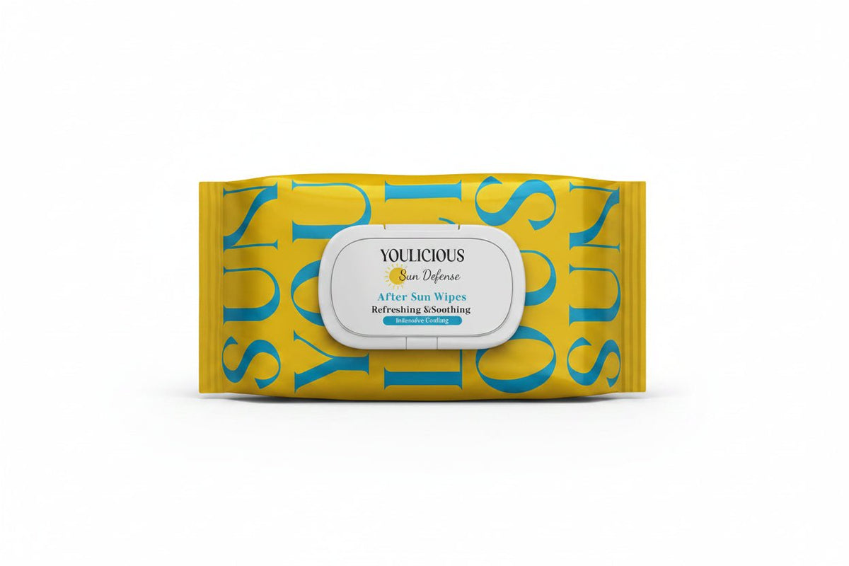Youlicious sun defense after sun wipes 50 WIPES - Anwar Store
