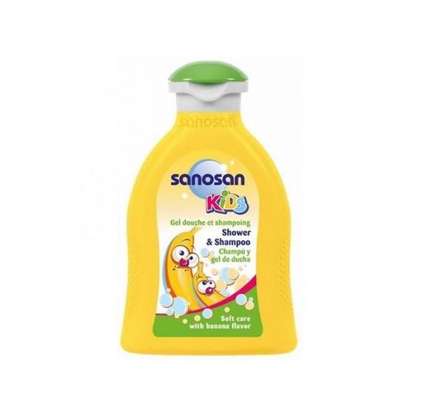 SANOSAN SHOWER & SHAMPOO BANANA 200ML