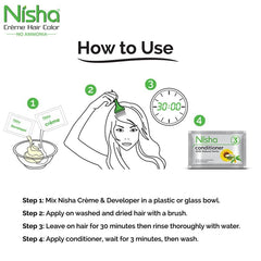 Nisha Creme Hair Colour - Natural Black