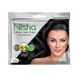 Nisha Creme Hair Colour - Natural Black