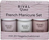 Rival Loves Me French Manicure Set + 20 Nail Template