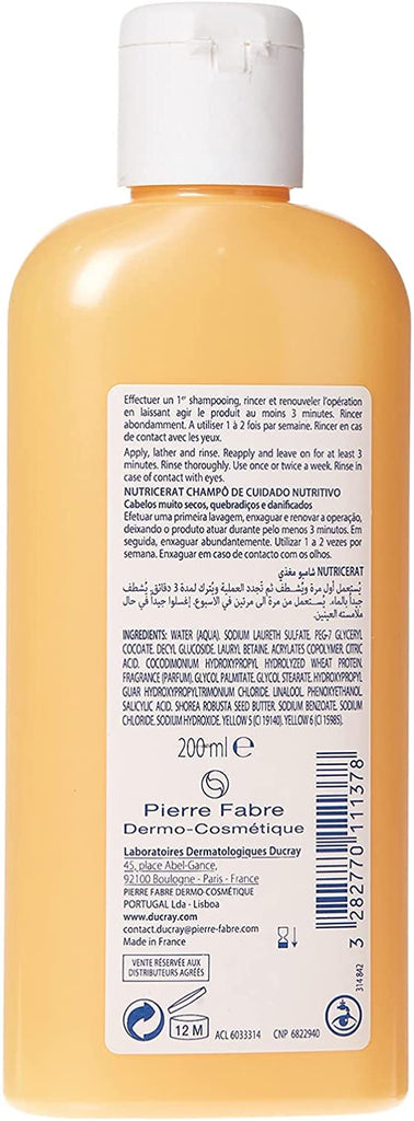 Ducray Nutricerat Repairing Shampoo, 200 ml