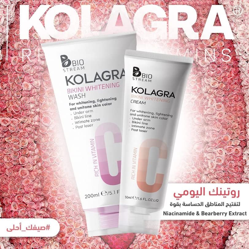 KOLAGRA BIKINI WHITENING WASH&CREAM OFFER