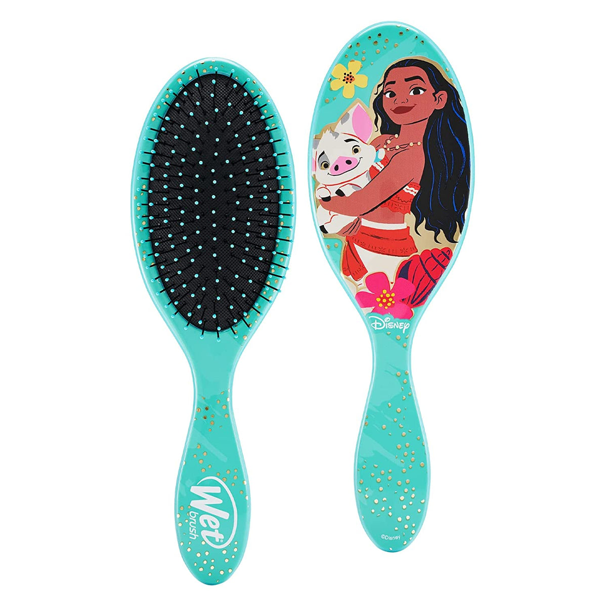 Wet Brush Original Green Detangler Ultimate Princess Edition - Moana & Pua 3995