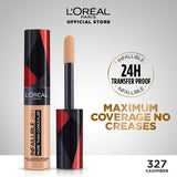 Loreal Infallible Full Wear Concealer Waterproof, Full Coverage 327 CACHEMIRE