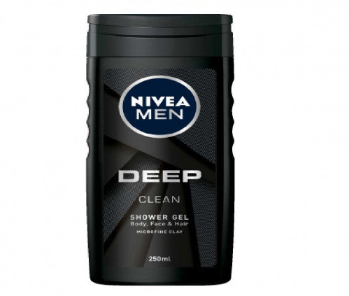 Nivea Men DEEP Clean Shower Gel - 250ml | Anwar Store