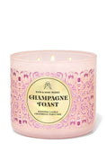 Bath & Body Works Champagne Toast gold candle