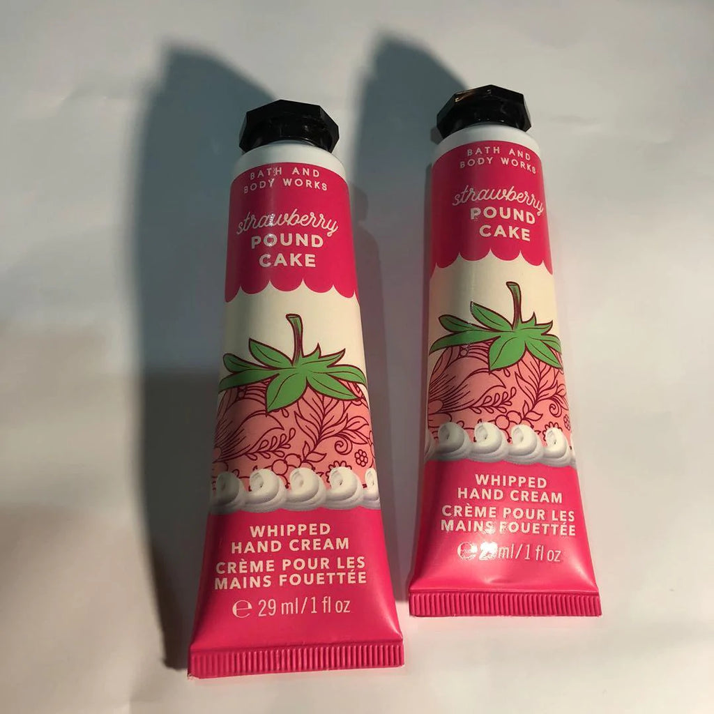 Bath and Body Works STRAWBERRY POUND CAKE Shea Butter Hand Cream 29 mL Anwar Store