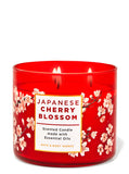 Bath and body works JAPANESE CHERRY BLOSSOM 3-Wick Candle 411g