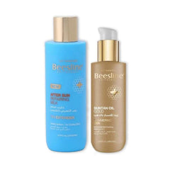 Beesline Suntan Oil Gold + After Sun Cooling Lotion Offer Anwar Store