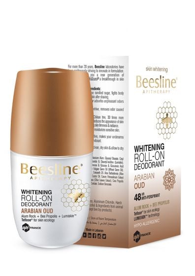 Beesline Whitening Roll-On Deodorant - Arabian Oud 50ml Anwar Store