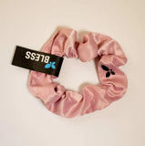 Bless Scrunchies Set Pink Cashmere 2pcs Anwar Store