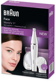Braun Face 830 Premium Edition - facial epilator & facial cleansing brush with micro-oscillations - including a lighted mirror and beauty pouch Anwar Store