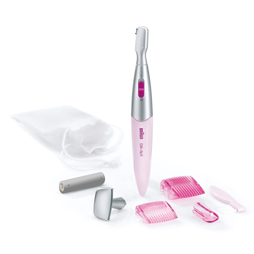 Braun Silk-épil 3in1 trimmer FG 1100 with 4 extras incl. high precision head, pink. Anwar Store