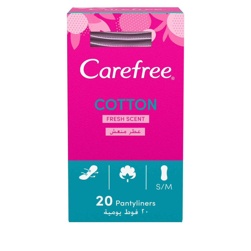 Carefree Cotton Feel 20 Panty Liner Anwar Store