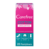 Carefree Normal Size Perfume Free Cotton Feel 20 Panty Liners Unscented Anwar Store