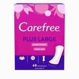Carefree Plus Large Light Scent 48 Panty Liners
