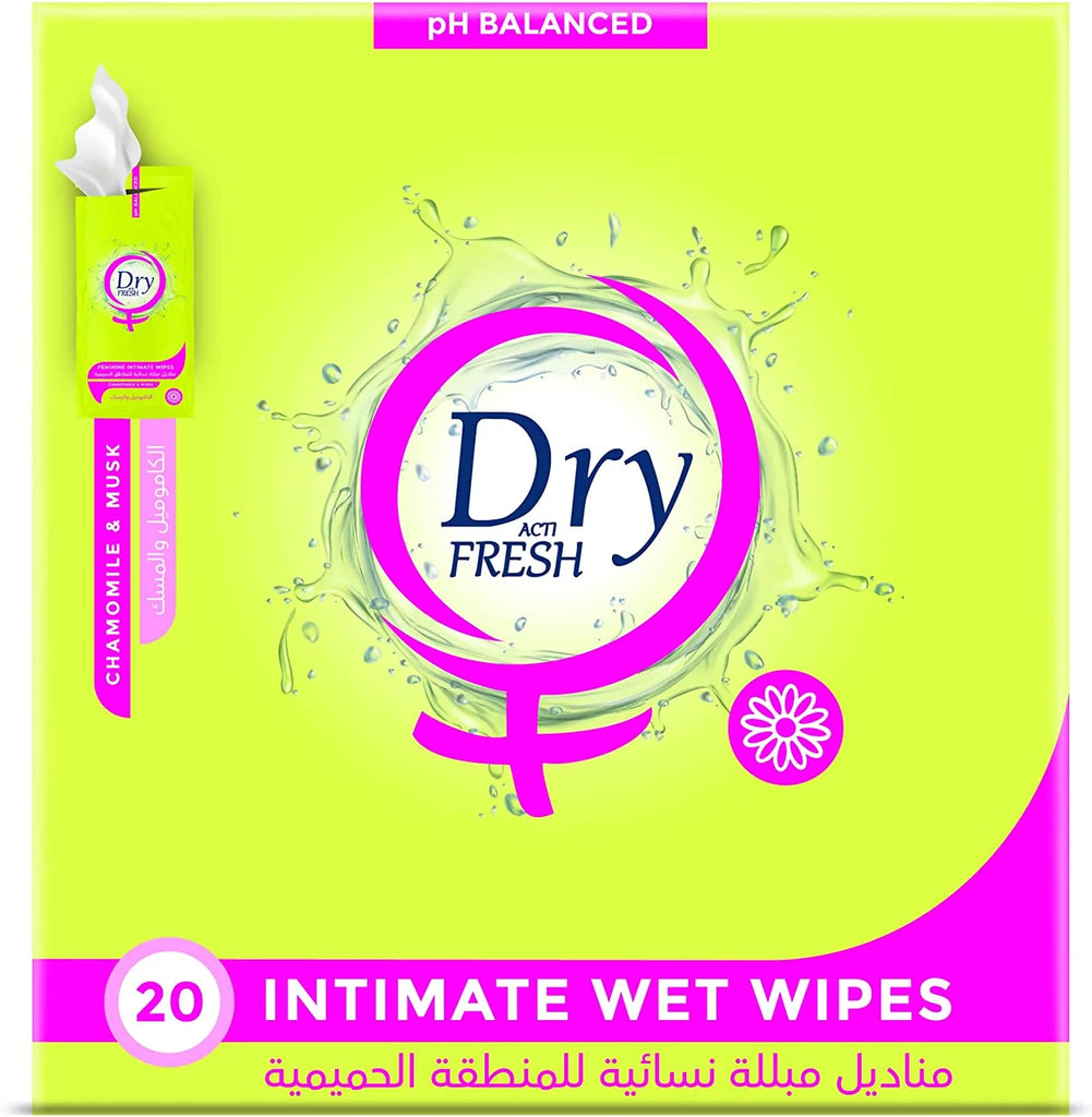 Dry intimate wet wipes musk 20pcs Anwar Store