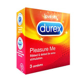 Durex Condom, Pleasure Me - 3 Pieces