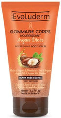 EVOLUDERM ARGAN BODY SCRUB VERY DRY SKIN 150ML + EXFLOIATING GLOVE OFFER Anwar Store