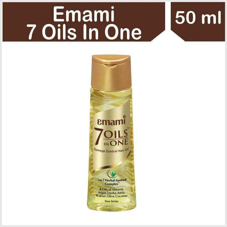 Emami 7 Oils in One - Non Sticky Hair Oil 50ML Anwar Store