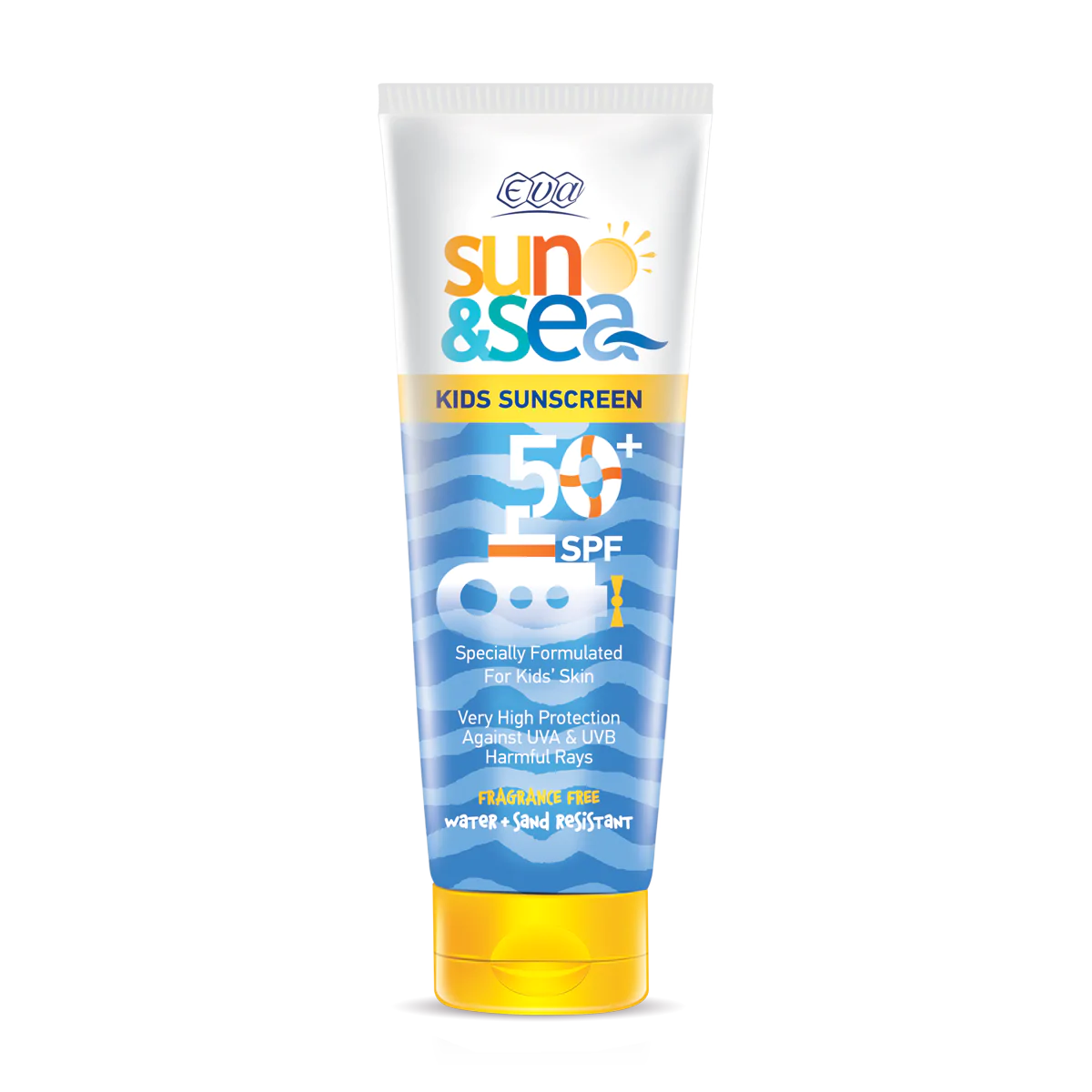 Eva Sun & Sea SunScreen Lotion For Kids SPF 50 - 200 ml Anwar Store
