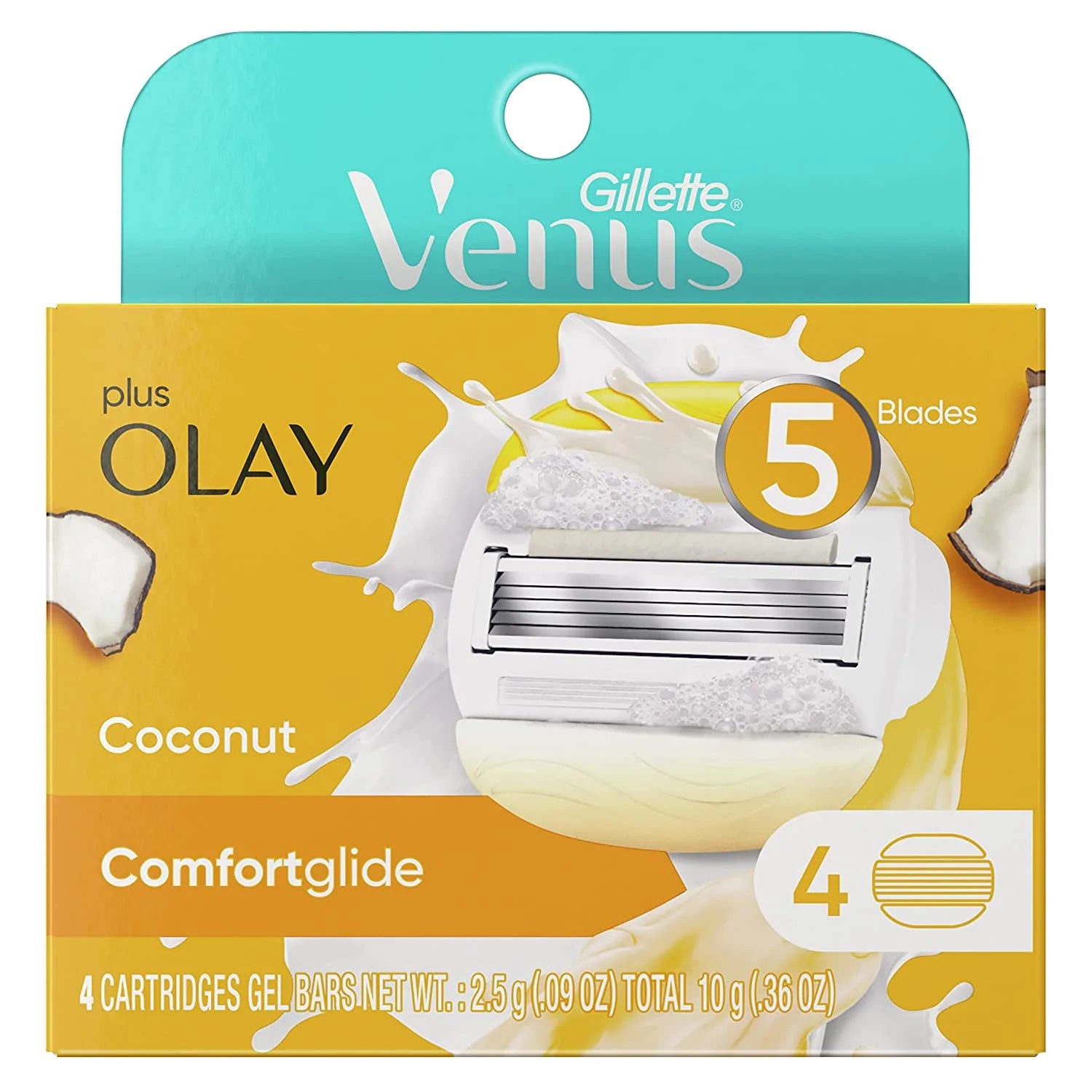 GILLETTE VENUS OLAY COCOUNT REFILL 4CARTRIDGES Anwar Store